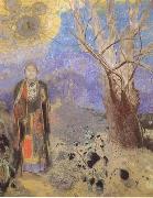 Odilon Redon The Buddha (mk06) oil on canvas